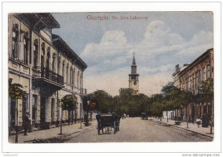 Orașul Giugiu - vedere veche - strada Lahovary